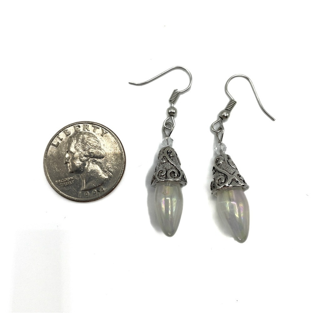 Boho festival vintage style dangle earrings - Picture 4 of 6